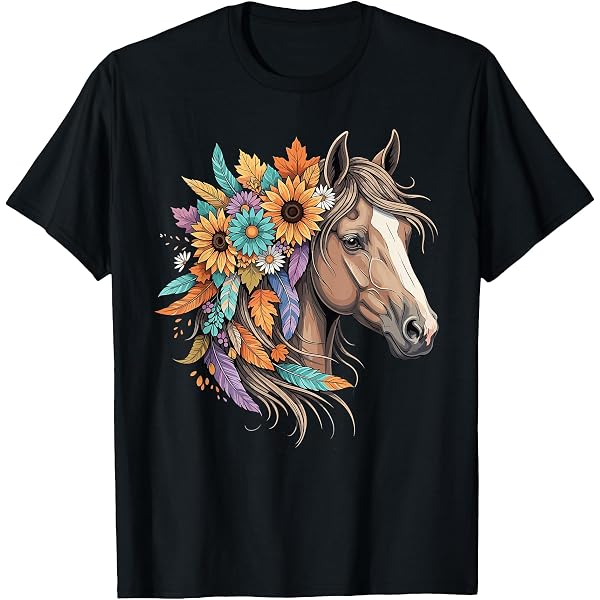Amazon.com: Horse Womens Graphic - Horse For Girls T-Shirt